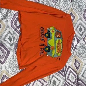 Long sleeve crop top